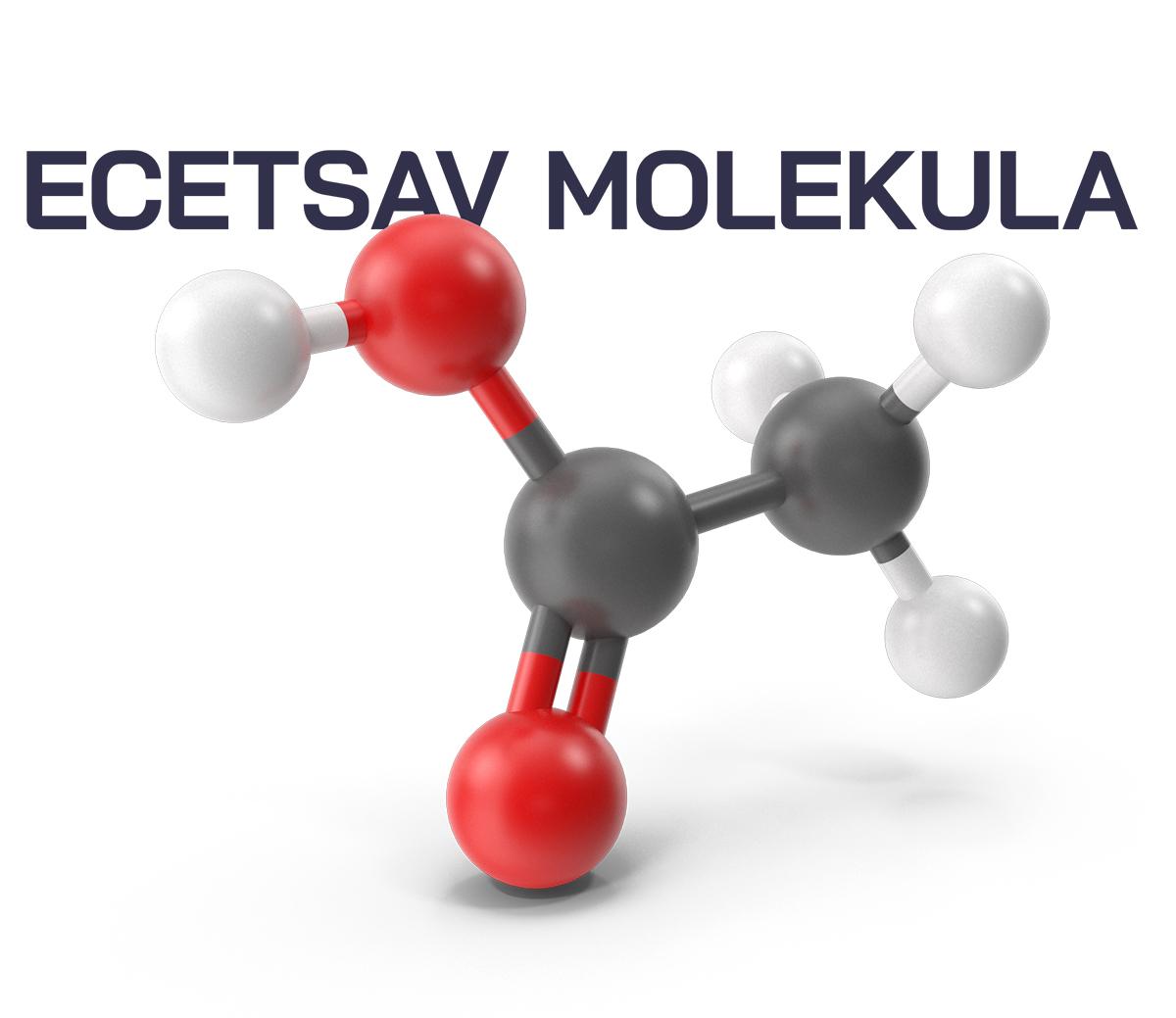 ecetsav molekula